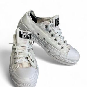 Converse All Star Classic White Canvas Shoes